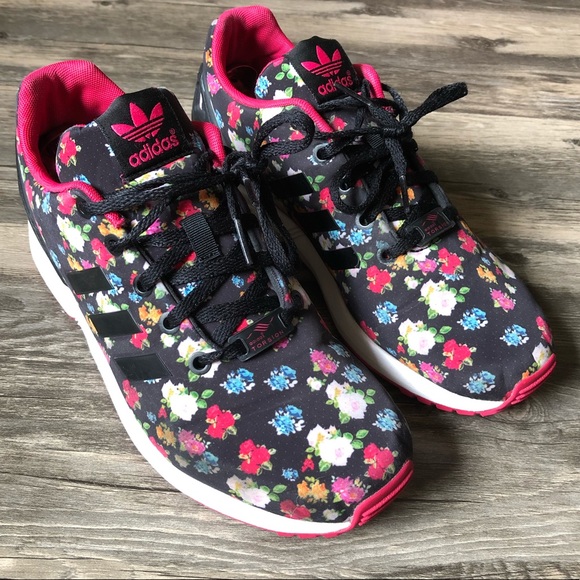 adidas floral running shoes